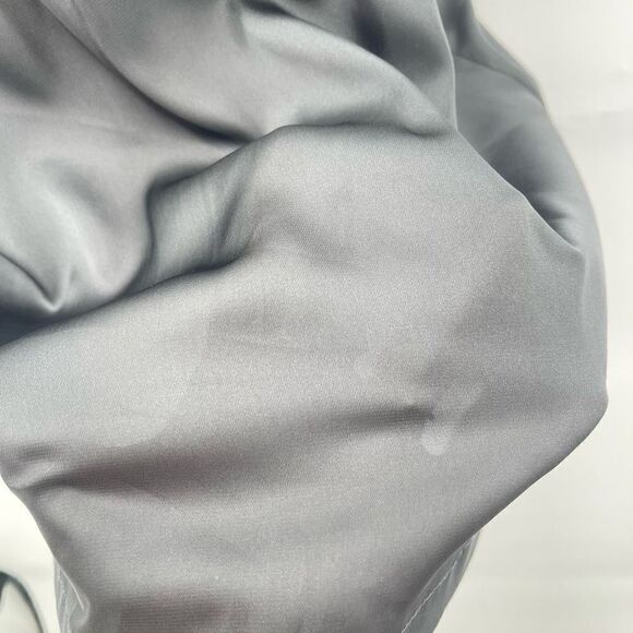 Violet & Claire Womens Blouse Top Sleeveless Ruffled Pleated Gray Size Medium - Picture 8 of 13